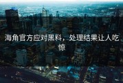 海角官方应对黑料，处理结果让人吃惊
