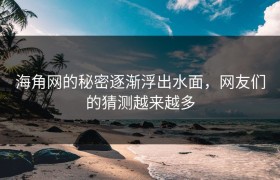 海角网的秘密逐渐浮出水面，网友们的猜测越来越多