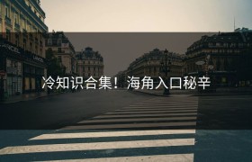 冷知识合集！海角入口秘辛