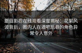 蘑菇影视在线观看深度揭秘：花絮风波背后，圈内人在酒吧后巷的角色异常令人意外