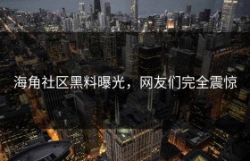 海角社区黑料曝光，网友们完全震惊