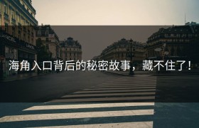 海角入口背后的秘密故事，藏不住了！