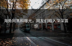 海角网黑料曝光，网友们陷入深深震惊