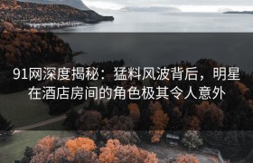 91网深度揭秘：猛料风波背后，明星在酒店房间的角色极其令人意外