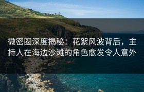 微密圈深度揭秘：花絮风波背后，主持人在海边沙滩的角色愈发令人意外
