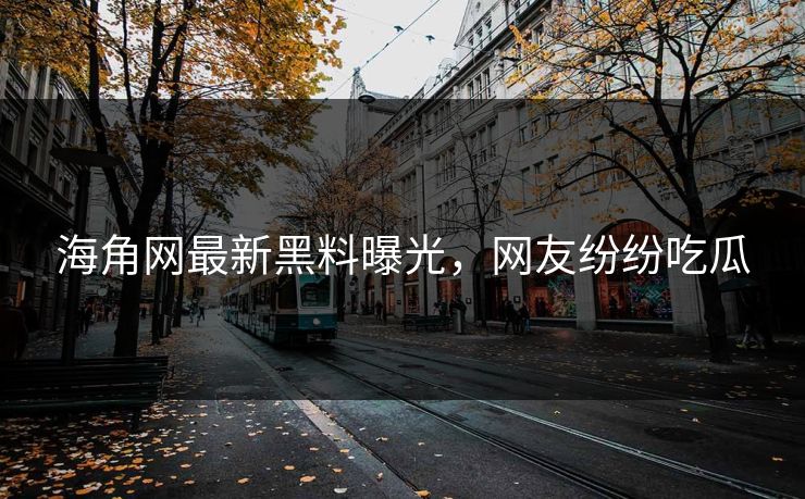 海角网最新黑料曝光，网友纷纷吃瓜